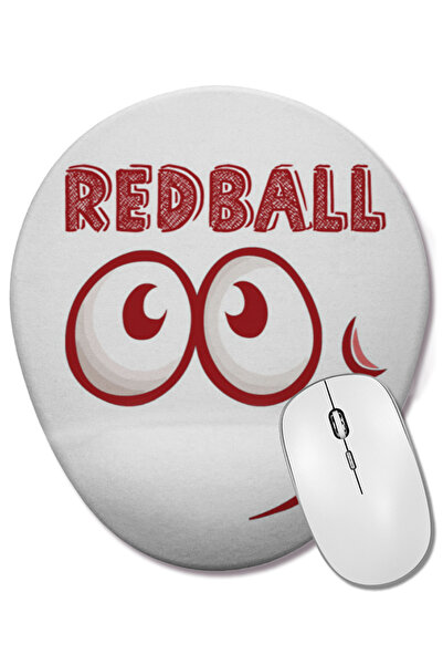 BASKI DÜNYASI Red Ball 4 Smile подложка за мишка с дълъг ръкав и подложка за ...