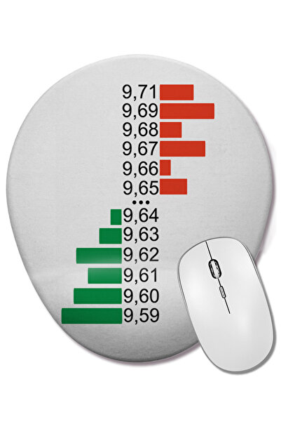BASKI DÜNYASI Επιτραπέζιο υποστήριγμα για τον καρπό με οβάλ μοτίβο με οπίσθιο...
