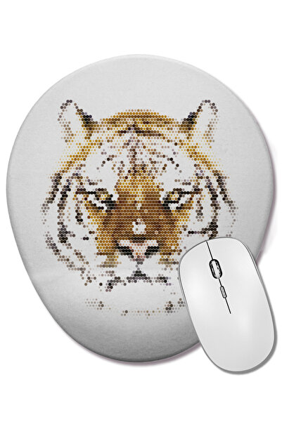 BASKI DÜNYASI Mouse Pad oval cu suport pentru încheietura mâinii, cu animale ...