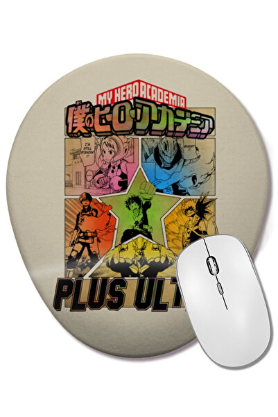 BASKI DÜNYASI Mouse Pad oval Boku no Hero Page My Hero Academia cu suport pen...