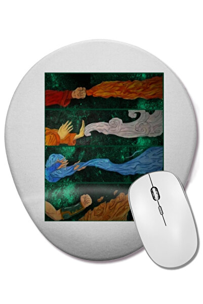 BASKI DÜNYASI Mouse Pad oval Avatar The Last Airbender 02 cu suport pentru în...