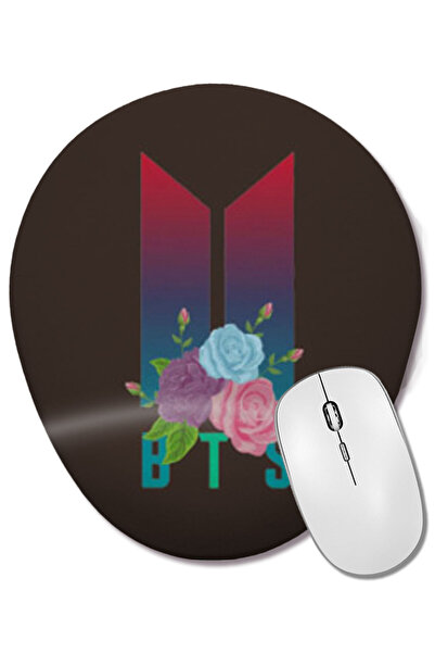 BASKI DÜNYASI Bts Army Gift LOGIO MERCH Mouse Pad oval cu suport pentru înche...