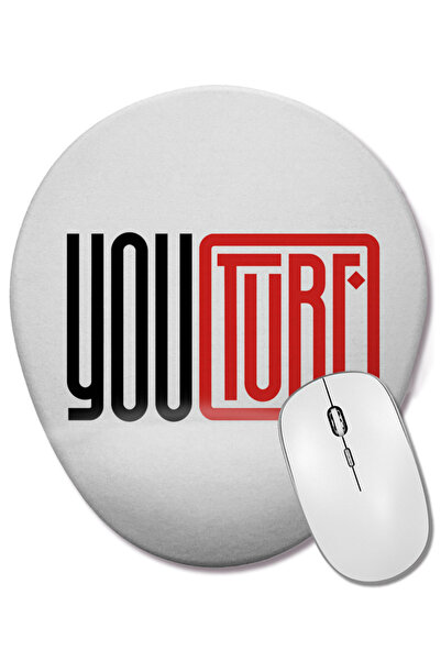 BASKI DÜNYASI Mouse Pad oval cu suport pentru încheietura mâinii Youtube