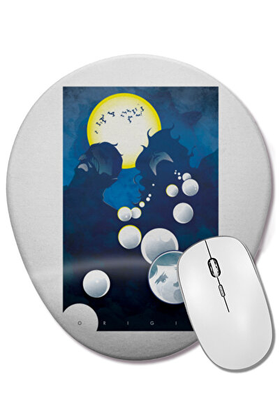 BASKI DÜNYASI Οβάλ Ποντικομαξιλαράκι Batman Rose Alley με Στήριγμα Καρπού