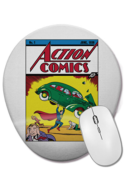 BASKI DÜNYASI Οβάλ ποντίκι με υποστήριξη καρπού Action Comics