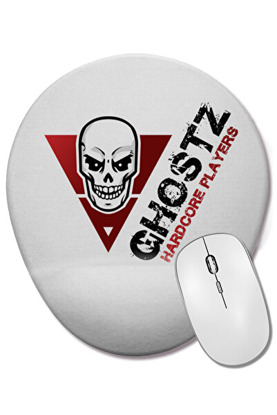 BASKI DÜNYASI Ghostz Logo Preta 2017 Mouse Pad oval cu suport pentru încheietura mâinii