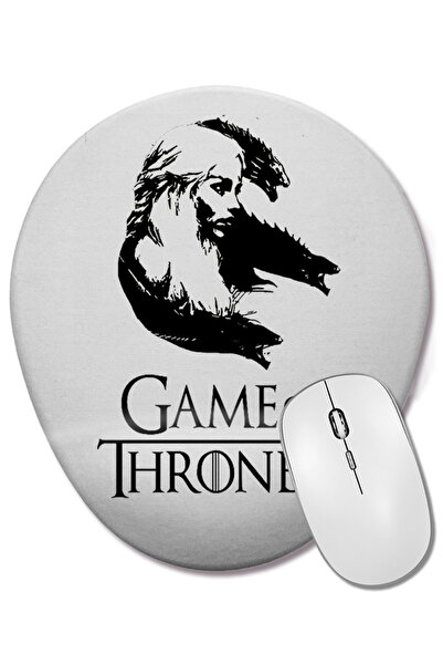 BASKI DÜNYASI Game Of Thrones 04 Mouse Pad oval cu suport pentru încheietura ...