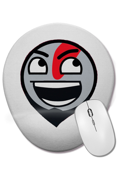 BASKI DÜNYASI Οβάλ πληκτρολόγιο με οπίσθια υποστήριξη καρπού Luan