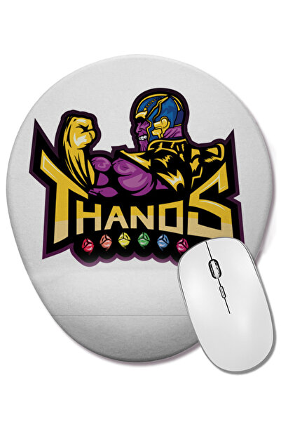 BASKI DÜNYASI Mouse Pad oval Avengers Infinity War cu suport pentru încheietu...