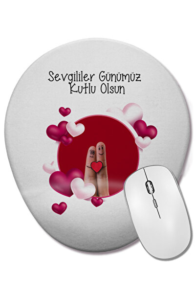 BASKI DÜNYASI Δώρο για την Ημέρα του Αγίου Βαλεντίνου 068 Οβάλ ποντίκι με υπο...