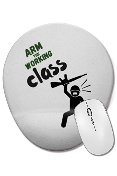 BASKI DÜNYASI Arm The Working Class - Mouse Pad oval cu suport pentru încheie...
