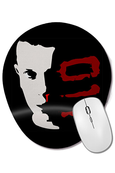 BASKI DÜNYASI Mouse Pad oval Tranger Things Eleven cu suport pentru încheietura mâinii