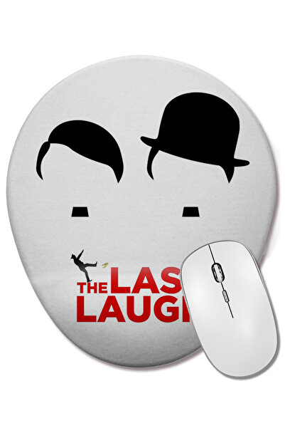 BASKI DÜNYASI Mouse Pad oval The Last Laugh cu suport pentru încheietura mâinii