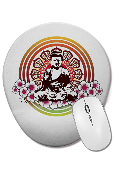 BASKI DÜNYASI Οβάλ ποντίκι με υποστήριξη καρπού Buddha 2