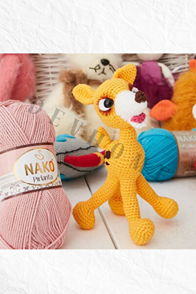devhome Nako Diamond Hand Knitting Yarn Amigurumi Yarn 4 Pieces Mixed Colors 225 Meters 100% Premium Micro Acrylic