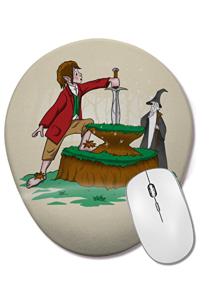 BASKI DÜNYASI Hobbit Sting In The Stone Mouse Pad oval cu suport pentru înche...