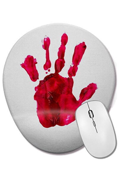 BASKI DÜNYASI Mouse Pad oval Mao cu suport pentru încheietura mâinii