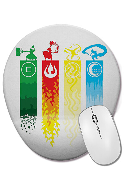 BASKI DÜNYASI Mouse Pad oval cu suport pentru încheietura mâinii, Avatar The ...