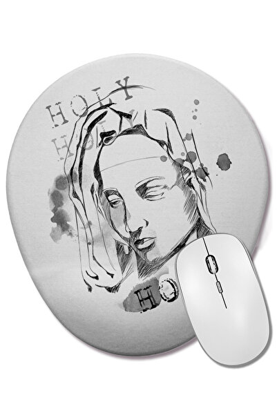 BASKI DÜNYASI Mouse Pad oval cu suport pentru încheietura mâinii