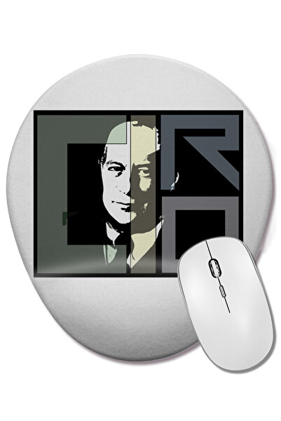 BASKI DÜNYASI Mouse Pad oval Cirania Ciro cu suport pentru încheietura mâinii