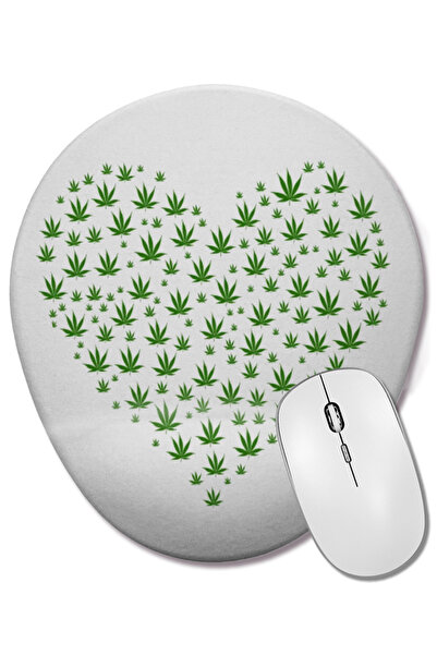 BASKI DÜNYASI Mouse Pad oval cu suport pentru încheietura mâinii în formă de ...