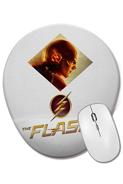 BASKI DÜNYASI Mouse Pad oval The Flash Modelo 5 cu suport pentru încheietura ...