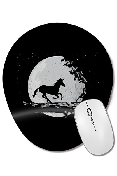 BASKI DÜNYASI Unicorn Hakuno Matata Mix Mouse Pad oval cu suport pentru înche...