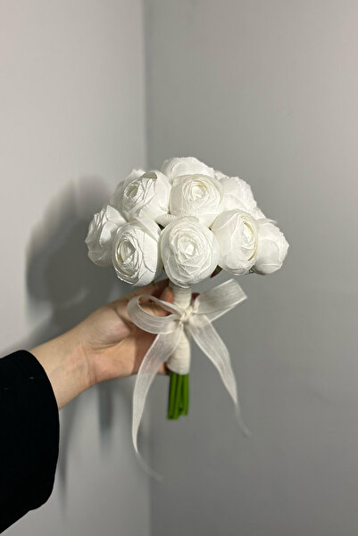 Luxe Floral Bouquet باقة زفاف صغيرة مكونة من 17 قطعة وزهرة رمي وباقة زفاف للخ...