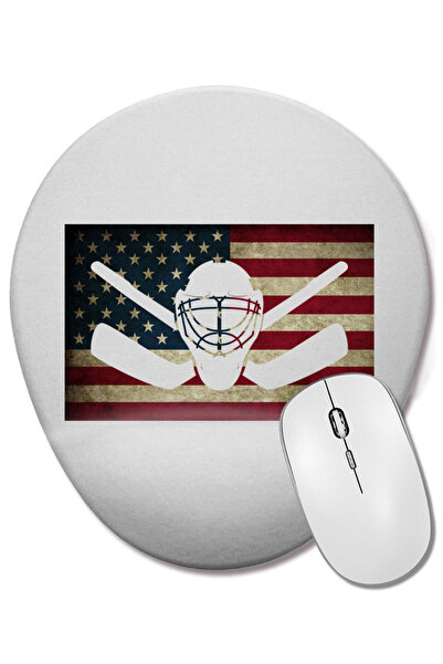 BASKI DÜNYASI Mouse Pad oval cu suport pentru încheietura mâinii, cu steagul ...