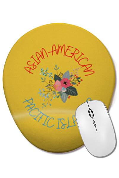 BASKI DÜNYASI Mouse Pad oval cu suport pentru încheietura mâinii, cu muzică d...