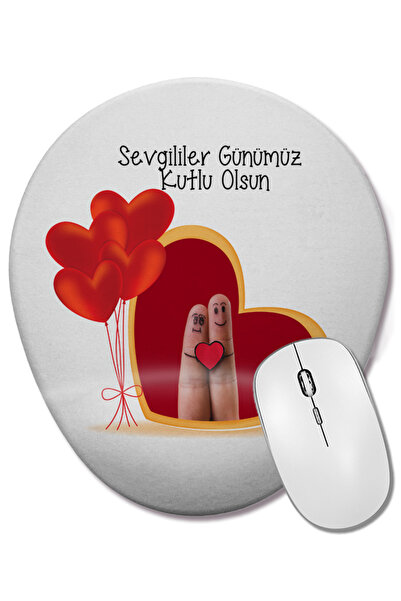 BASKI DÜNYASI Δώρο για την Ημέρα του Αγίου Βαλεντίνου 08 Οβάλ ποντίκι με υποσ...