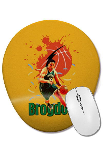 BASKI DÜNYASI Malcolm Brogdon Vintage Art - Legend Basketball Gift Mouse Pad ...