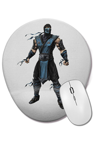 BASKI DÜNYASI Mouse Pad oval Sub Zero cu suport pentru încheietura mâinii