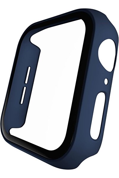 HYPHEN واقي زجاجي مقوى لساعة أبل مقاس 44 مم أزرق