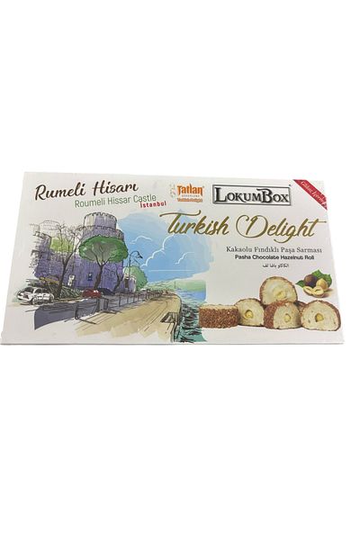 LokumBox Tatlan Lokum 330 Gr Wrapping with Cocoa and Hazelnut