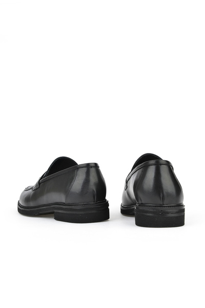 Ziya Men's Genuine Leather Classic Shoes |   Black |   Model No: 151985 Z1602