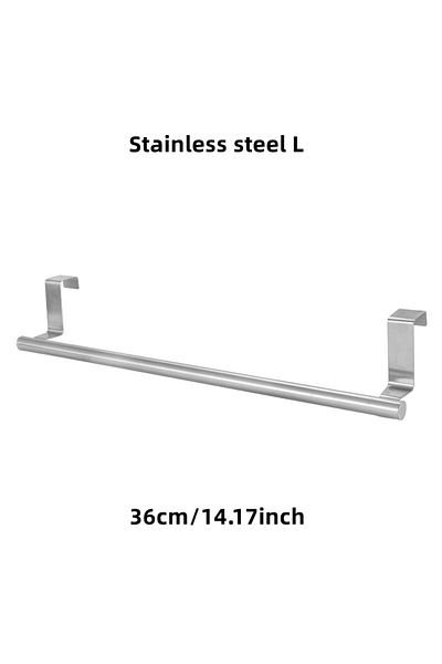 Choice 1pcs Stainless Steel L 1/2pcs Towel Rack Over Door Towel Bar Hanging Holder Stainless Steel Bathroom