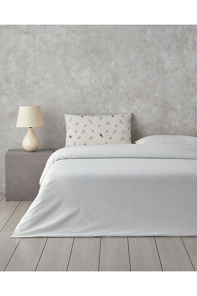 English Home Delicate Spring Easy-Iron Σετ Παπλωματοθήκη Μονή 160x220 cm Πράσινο – Κόκκινο