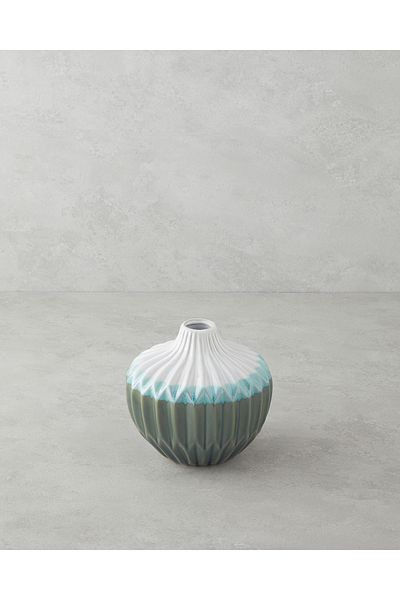 English Home Πράσινο Βάζο Larry 17x17x16 cm Διαστάσεις
