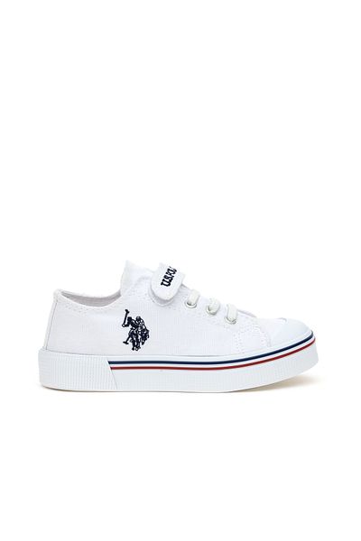 U.S. Polo Assn. حذاء رياضي أبيض للأولاد 50304922 -vr013