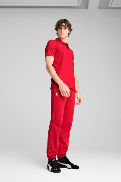 Puma Ferrari Race Polo Kırmızı Erkek Kısa Kol T-Shirt