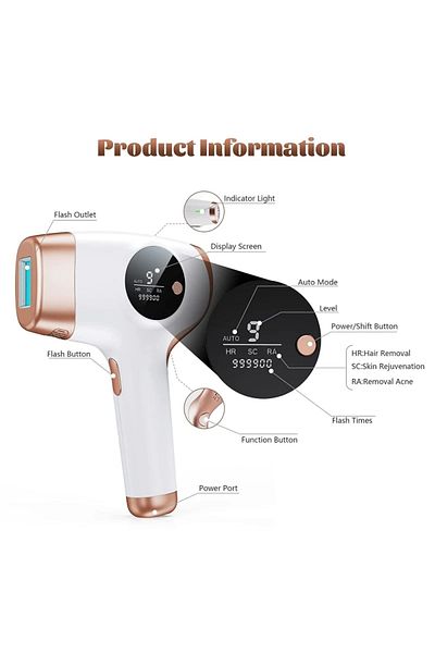 Youtrico Laser hair removal device suitable for women and men