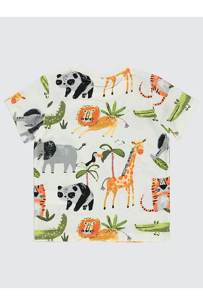 Civil Boys 2-5 Years Old Boy T-Shirt - Ecru