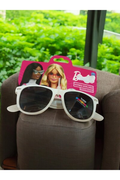 Barbie Lisanslı Organik Camlı Ultraviyole Korumalı Çocuk Güneş Gözlüğü & Pren...