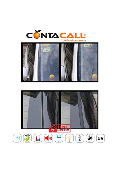 CONTACALL Üniversal Oto Kenar Fitilleri,ön Cam,arka Cam Ve Sunroof Fitili 5 M...