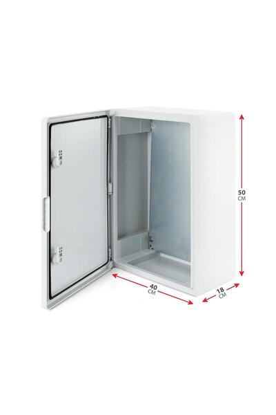 Akiş Opak Kapaklı Abs Plastik Elektrik Panosu (40X50X18 CM)