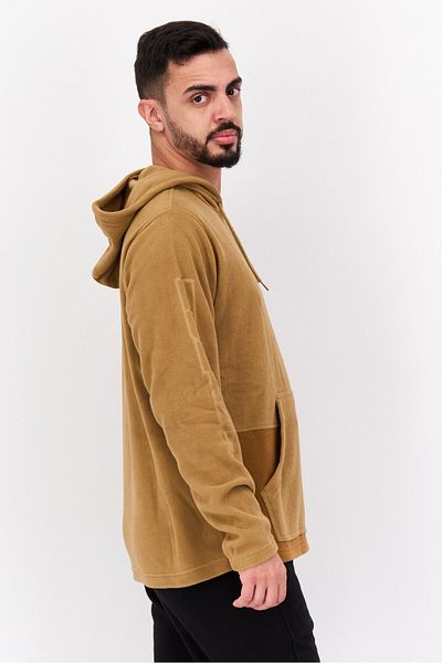 Hurley Men Sportswear Fit Hooded Long Sleeve Outdoor Sweatshirt, Brown