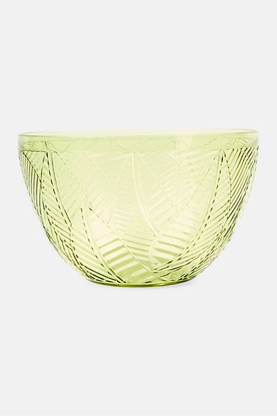 Muy Mucho 1 Pc Textured Bowl 850 Ml, Olive