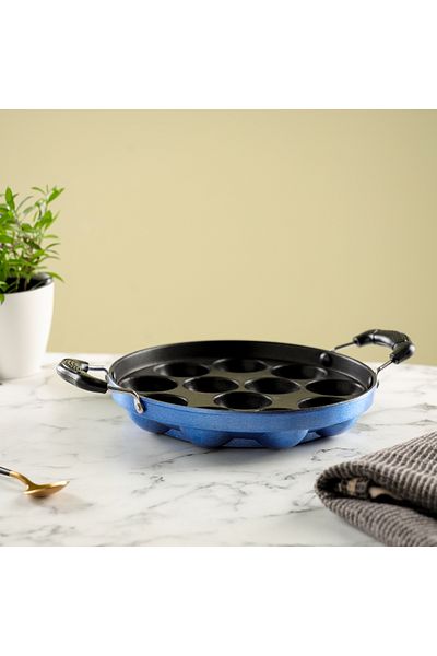 ROYALFORD 3 Layer Coating, Strong Die Cast Body 12 Pits Non-Stick Panniyarakal RF8381