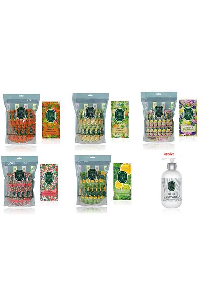 Eyüp Sabri Tuncer Eyüp Sabri̇ Tuncer Wet Wipes 150S X 5 - Blue Voyage Lotion Gifts